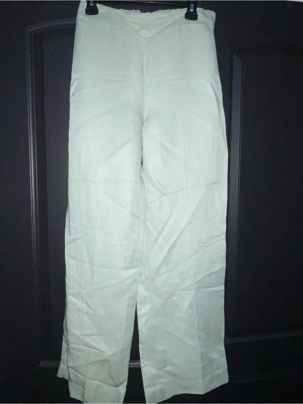 & Other Stories Mint Green High-Rise Wide Leg Pants